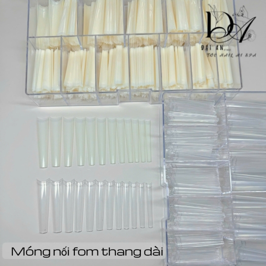 móng nối form thang dài