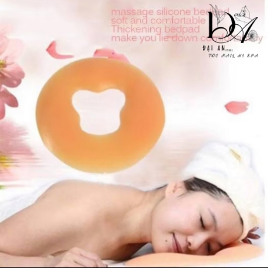 Gối sillicon úp mặt massage body loại 1 