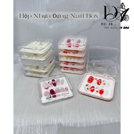 hộp nhựa đựng nail box
