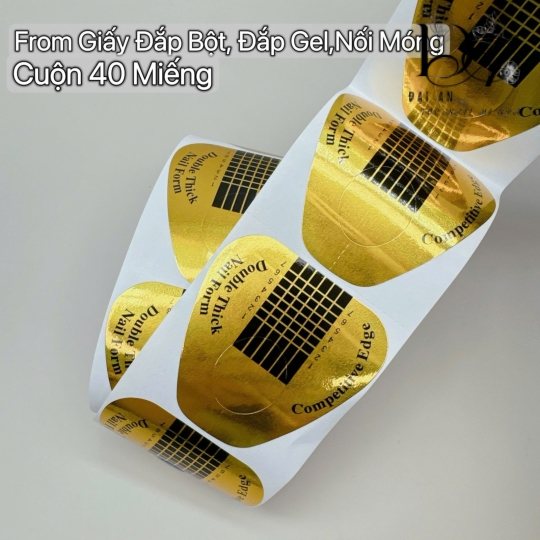 form giấy đắp bột đắp gel 