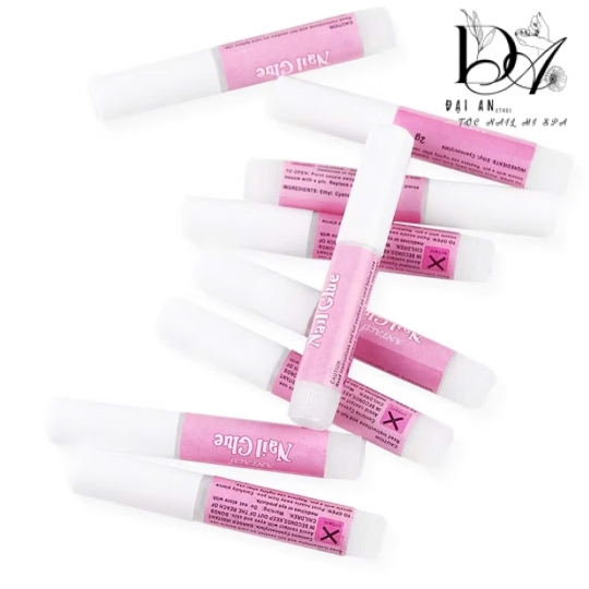 Set 10 tuýp keo dán móng giả Nail Glue chính hãng (loại tuýp nhỏ 2g tiện lợi)