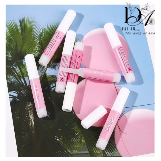 Set 10 tuýp keo dán móng giả Nail Glue chính hãng (loại tuýp nhỏ 2g tiện lợi)