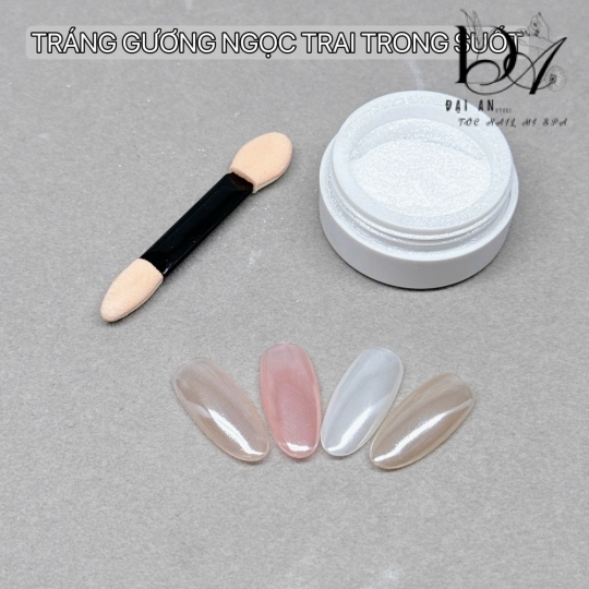 tráng gương ngọc trai trong suốt