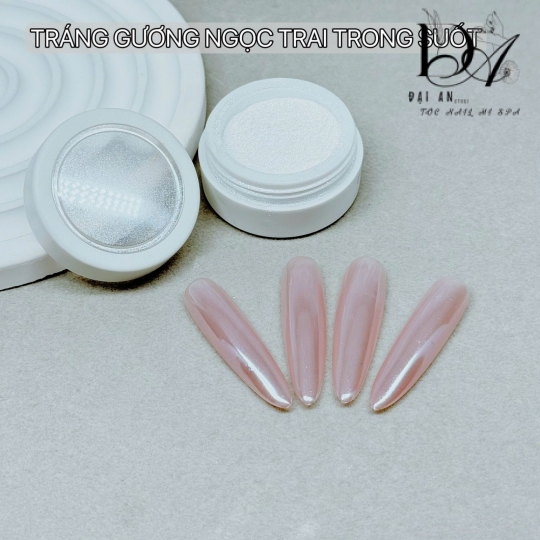 tráng gương ngọc trai trong suốt