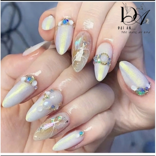 Sét xà cừ 12 ô đắp gel ẩn